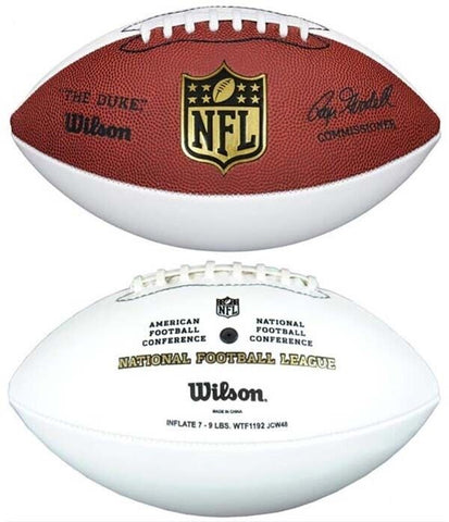Wilson Official NFL Autograph White Panel Football