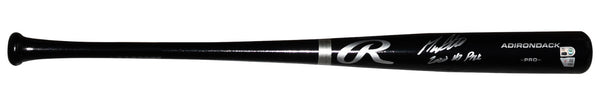 MAX CLARK SIGNED DETROIT TIGERS BLACK RAWLINGS BASEBALL BAT W/ 2023 #3 PICK