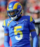 Jalen Ramsey Signed Los Angeles Rams White Jersey (JSA COA) 5xPro Bowl DB / FSU