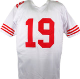 Deebo Samuel Autographed White Pro Style Jersey- JSA *Black