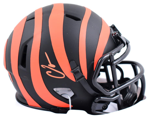 Chad Johnson Signed Cincinnati Bengals Eclipse Speed Mini Helmet-Beckett W Holo