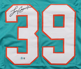 Larry Csonka Signed Miami Dolphins Jersey (Beckett) Super Bowl VIII Champ & MVP