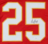 Clyde Edwards-Helaire Signed Chiefs Jersey (JSA Holo) Kansas City 2020 1st Rd Pk