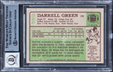 Commanders Darrell Green "HOF 08" Signed 1984 Topps #380 Card Auto 10! BAS Slab