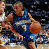 Stephon Marbury Signed Minnesota Timberwolve Jersey (Beckett) 1996 #4 Overall Pk