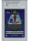 Ray Lewis Autographed 2023 Mosiac Hall of Fame #273 Trading Card Beckett 53013
