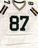 JORDY NELSON - Packers Signed Custom Replica White Jersey AUTO w/ XLV Champs BAS
