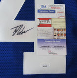 Tyler Warren Indianapolis Colts Pro-Style Custom Sewn Jersey JSA 201626