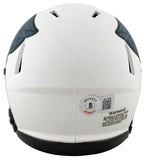 Jaguars Travis Etienne Jr. Signed Lunar Speed Mini Helmet BAS Witnessed