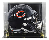 Bears William Perry Signed Full Size Speed Rep Helmet W/ Case BAS Witnessed