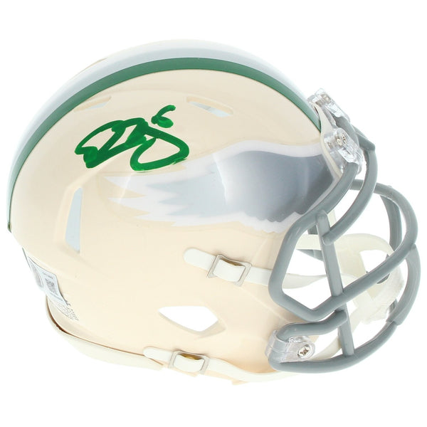 Donovan McNabb Autographed Philadelphia Eagles RETRO Speed Mini Helmet Beckett