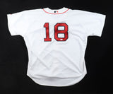 Johnny Damon Signed Boston Red Sox Russell Athletic MLB Style Jersey (JSA COA)