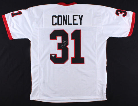Chris Conley Signed Georgia Bulldogs Jersey (TSE COA) Kansas City Chiefs W.R.