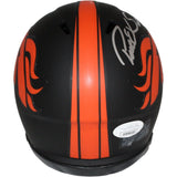 Patrick Surtain Signed Denver Broncos Eclipse Mini Helmet Beckett 42428