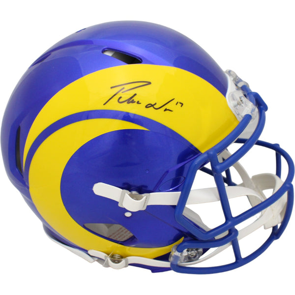 Puka Nacua Autographed/Signed Los Angeles Rams Authentic Helmet Fanatics 45768