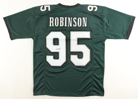Ty Robinson Signed Philadelphia Jersey (JSA) Eagles 2025 4th Round Pick Def Line