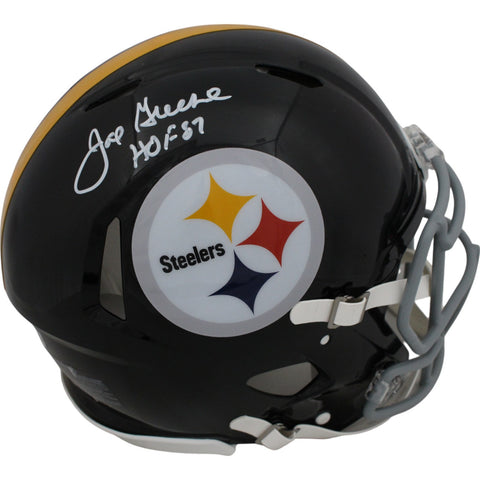 Joe Green Autographed Pittsburgh Steelers Authentic TB Helmet HOF Beckett 49569