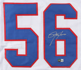 Lawrence Taylor Signed New York Giants Jersey (Beckett) 2xSuper Bowl Champion