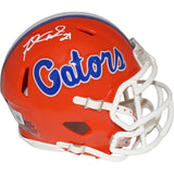 Fred Taylor Autographed Florida Gators Mini Helmet Orange Beckett 42220