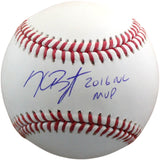 Kris Bryant Autographed Chicago Cubs OML Baseball 16 NL MVP Fanatics 54517