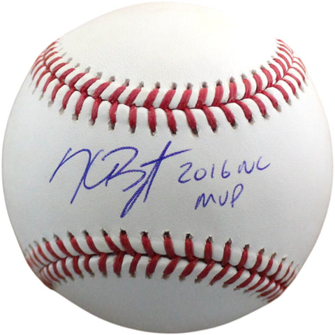 Kris Bryant Autographed Chicago Cubs OML Baseball 16 NL MVP Fanatics 54517