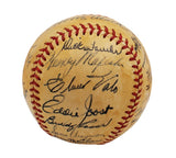 Lou Brissie, Dick Fowler Signed Signed 1949 Philadelphia Athletics Baseall - 28