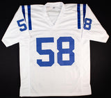 Gary Brackett Signed Indianapolis Colts Jersey (JSA COA) Super Bowl XLI Champ LB