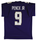 Washington Michael Penix Jr. Signed Purple Pro Style Jersey BAS Witnessed 2