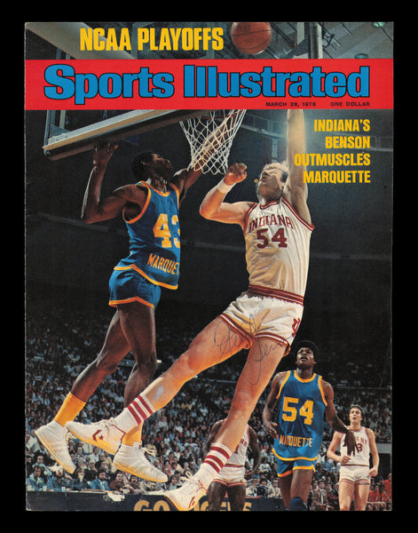 Kent Benson Autographed Signed Sports Illustrated Cover Indiana SKU #238040