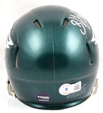 Brian Dawkins Autographed Philadelphia Eagles Speed Mini Helmet - Beckett W Holo