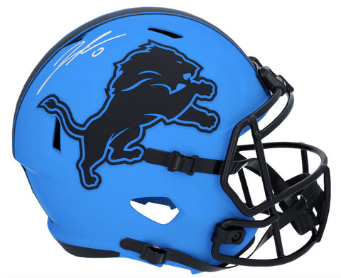 Jahmyr Gibbs Autographed Detroit Lions Full Size 'RAVE' Speed Helmet Fanatics