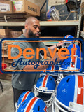 Jonathon Cooper Autographed Denver Broncos F/S Helmet TB Beckett Witness 52843