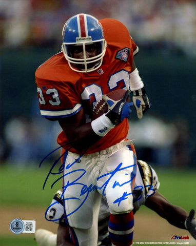 Rod Bernstein Autographed/Signed Denver Broncos 8x10 Photo Beckett 57644