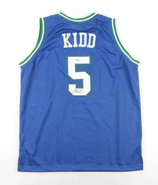 Jason Kidd Signed Dallas Mavericks Jersey (Beckett COA) #2 Overall Pk 1994 Draft