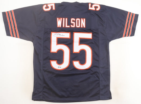 Otis Wilson Signed Chicago Bears Jersey (Beckett) Super Bowl XX Champion / LB