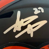 Steve Atwater Denver Broncos Eclipse Mini Helmet BAS COA