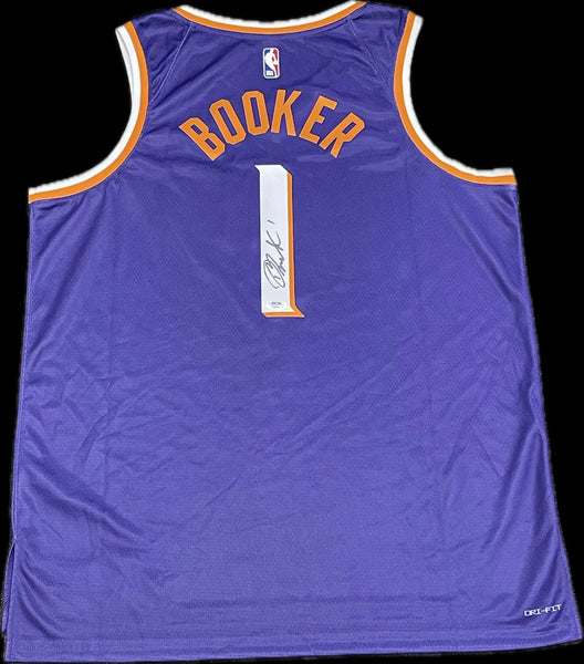 Devin Booker Signed Jersey PSA Phoenix Suns Autographed
