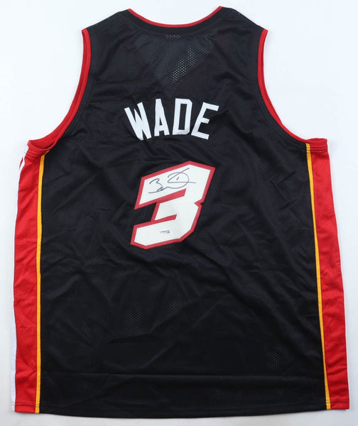 Dwyane Wade Signed Miami Heat Jersey (JSA) 3xNBA Champion / 2006, 2012, & 2013