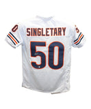 Mike Singletary Autographed/Signed Pro Style White Jersey Beckett 41179