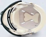 ZACH WILSON AUTOGRAPHED JETS FLASH SILVER SPEED MINI HELMET BECKETT QR 198873