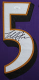 Ravens Terrell Suggs Authentic Signed Purple Pro Style Framed Jersey JSA Witness