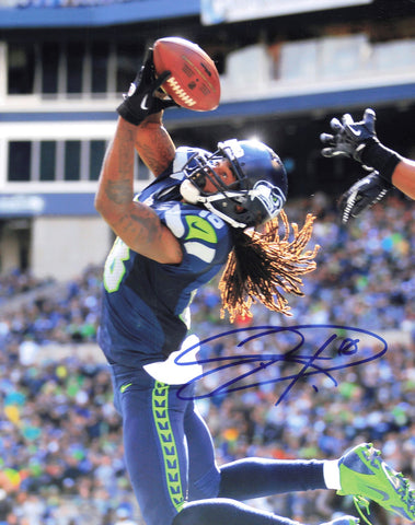 Sidney Rice Autographed Signed 11x14 Photo Seattle Seahawks SKU #243987