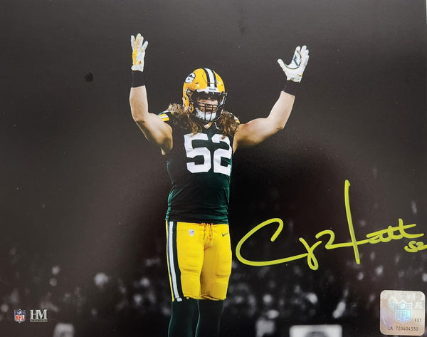 Packers Super Bowl Champ CLAY MATTHEWS Signed 8x10 Photo #3 AUTO