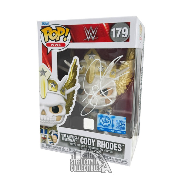 Cody Rhodes Autographed The American Nightmare WWE Funko Pop - Fanatics