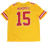PATRICK MAHOMES SIGNED KANSAS CITY CHIEFS #15 NIKE INVERTED COLORS JERSEY BAS
