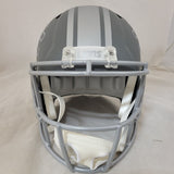 AIDAN HUTCHINSON SIGNED DETROIT LIONS F/S SLATE SPEED REPLICA HELMET BECKETT