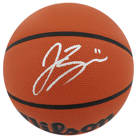 Jalen Brunson (KNICKS) Signed Wilson Indoor/Outdoor NBA Basketball -SCHWARTZ COA