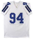 Charles Haley Authentic Signed White Pro Style Jersey Autographed BAS Witnessed