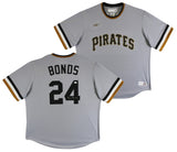 Pirates Barry Bonds Authentic Signed Grey Nike Cooperstown Collection Jersey JSA