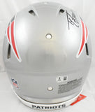 Ty Law Signed New England Patriots F/S Speed Authentic Helmet HOF Beckett W Holo
